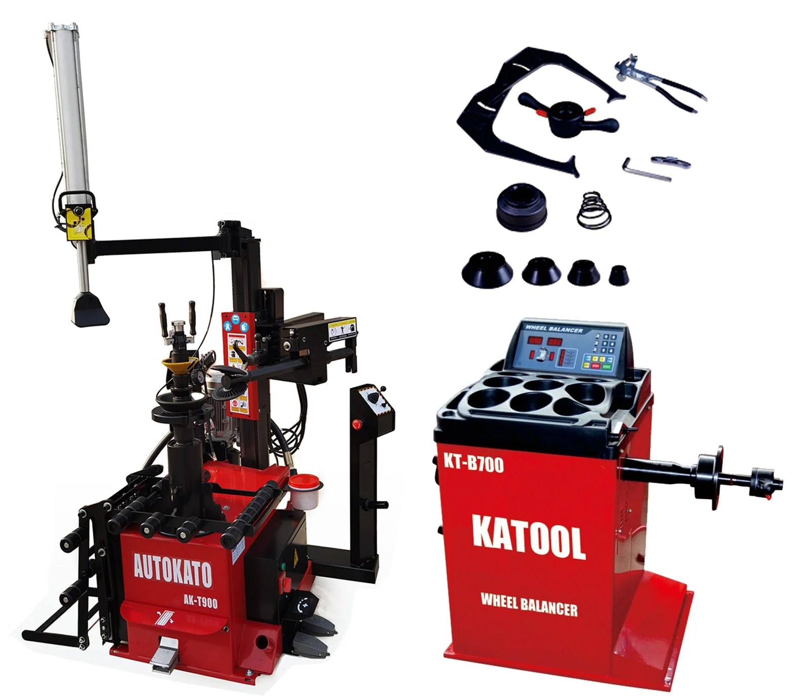 KATOOL KT-T900 Tire Changer + KT-B700 Wheel Balancer Combo KATOOL KT-T900 Tire Changer + KT-B700 Wheel Balancer Combo