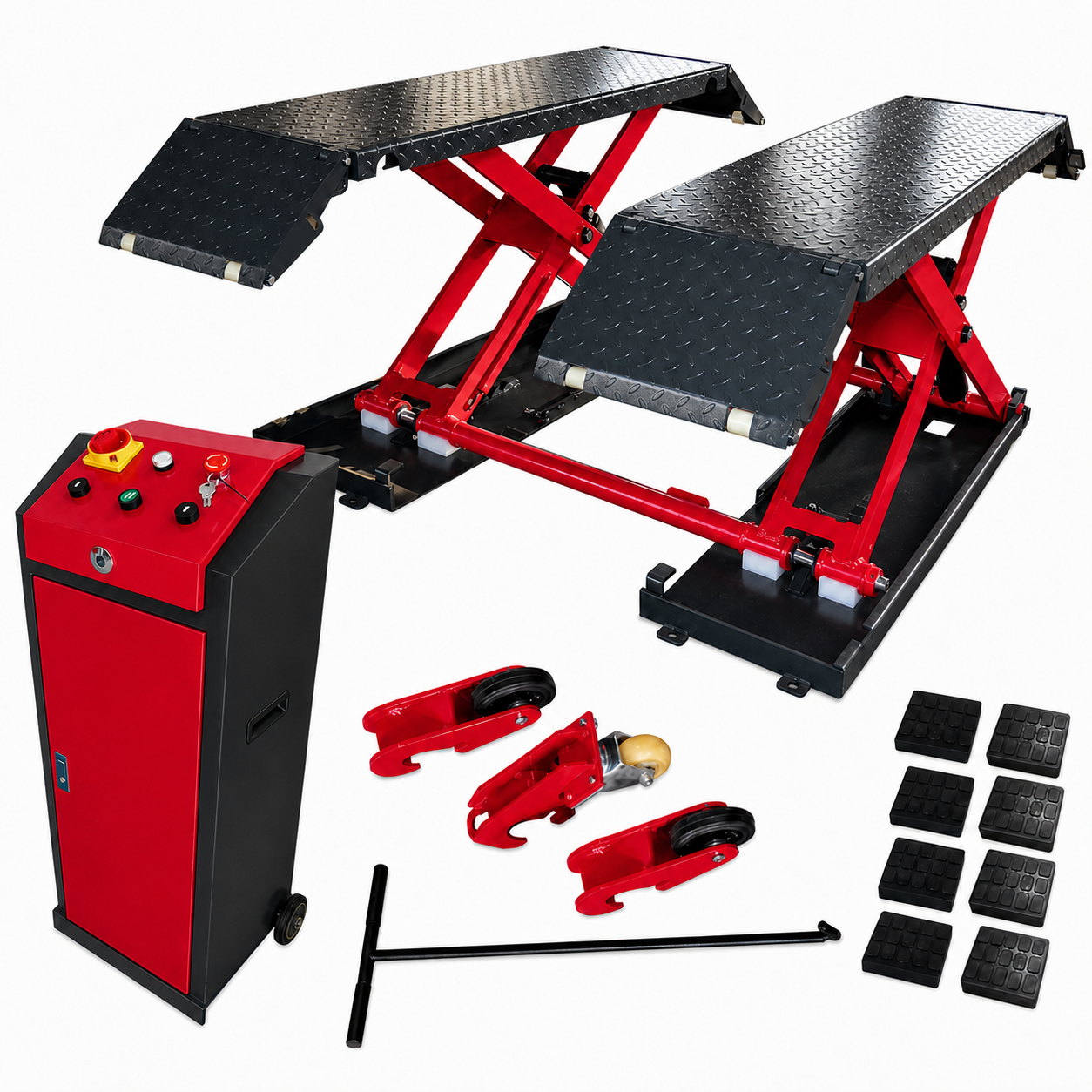 Autokato KT-X85 8,000lbs Electric Mid Rise Scissor Lift Autokato KT-X85 8,000lbs Electric Mid Rise Scissor Lift